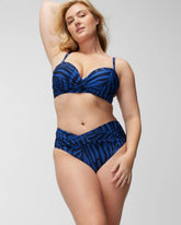 UNBELEAFABLE TRUE BLUE - Twist-Front Bikini Bottom | Soma