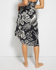FLY BY NIGHT MINI BLACK - Rayon Crepe Pareo | Soma