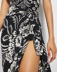 FLY BY NIGHT MINI BLACK - Rayon Crepe Pareo | Soma