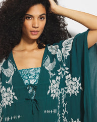 DEEP TEAL - Embroidered Cover-Up | Soma