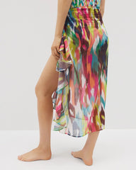 MULTI - Keep It Moving Chiffon Ruffle Sarong | Soma