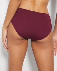 VELVET PLUM - Ruched Bikini Bottoms | Soma