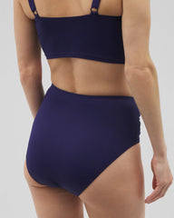 TRUE BLUE - Ruched High-Waist Bikini Bottom | Soma