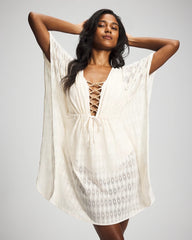COCONUT WATER - Sunkissed Crochet Chiffon Caftan | Soma