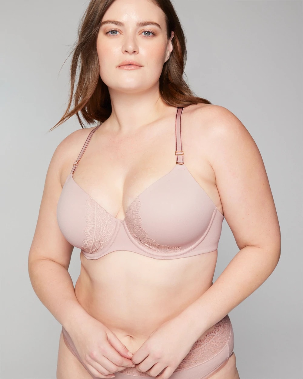 ADOBE ROSE - Perfect Coverage Convertible Bra with Lace back | Soma