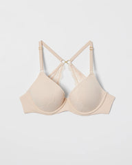 PALE SAND - Perfect Coverage Convertible Bra with Lace back | Soma