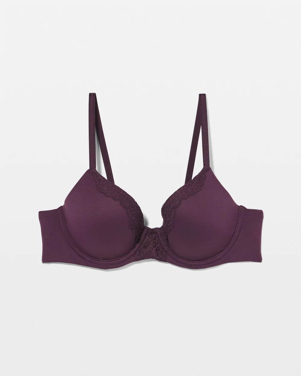 PLUM PERFECT - Embraceable Perfect Coverage Bra with Crochet Lace | Soma