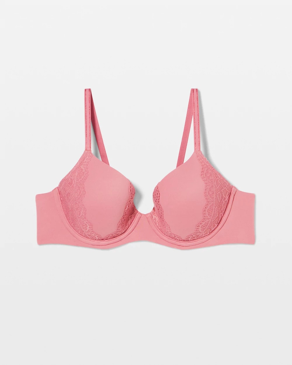 ANTIQUE PINK - Enchanting Lace Trim Bra | Soma