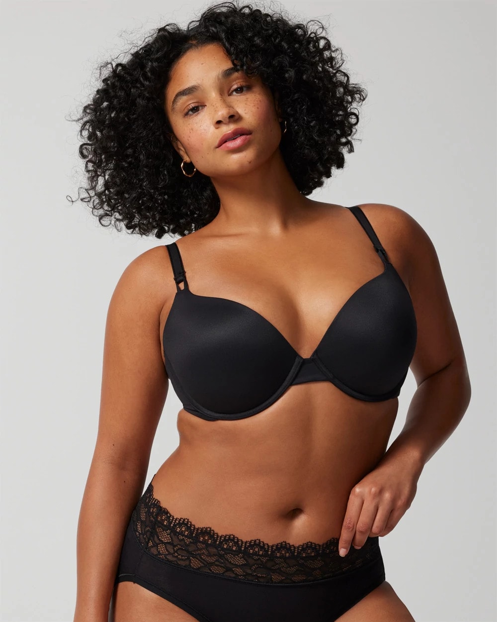 BLACK - Push-Up Plunge Bra | Soma