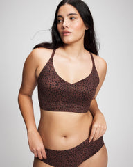 HOT SPOT MOCHA MINI - Racerback Bralette with Lace Back | Soma