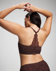 HOT SPOT MOCHA MINI - Racerback Bralette with Lace Back | Soma