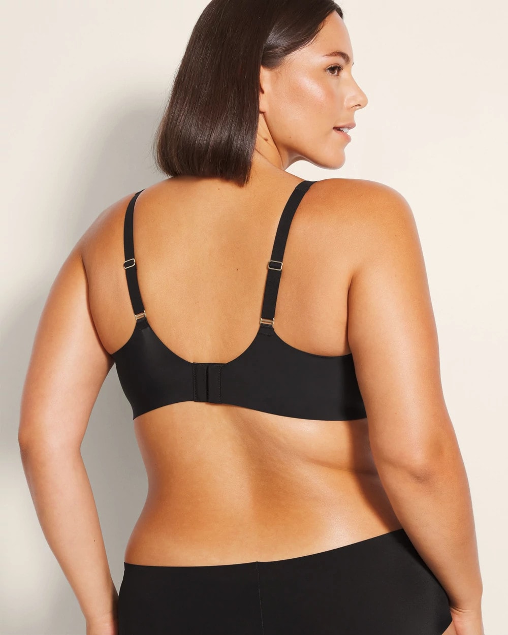 BLACK - Lightly Lined Perfect Coverage Bra | Soma