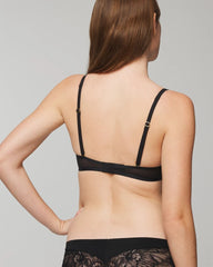 BLACK - Plunge Bra with Lace | Soma