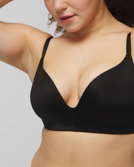 BLACK - Wireless Push-Up Bra | Soma