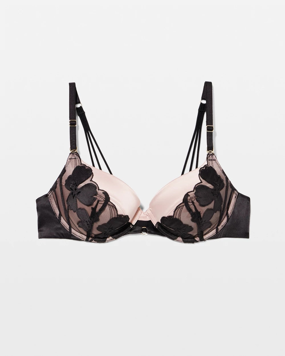 BLACK - Soma’s Sexiest Applique Push-Up Bra | Soma