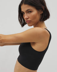 BLACK - Seamless Rib Bralette | Soma