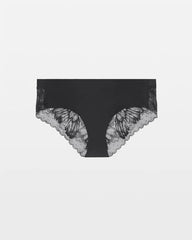 BLACK - Cheeky Hipster Panty with Lace Back | Soma