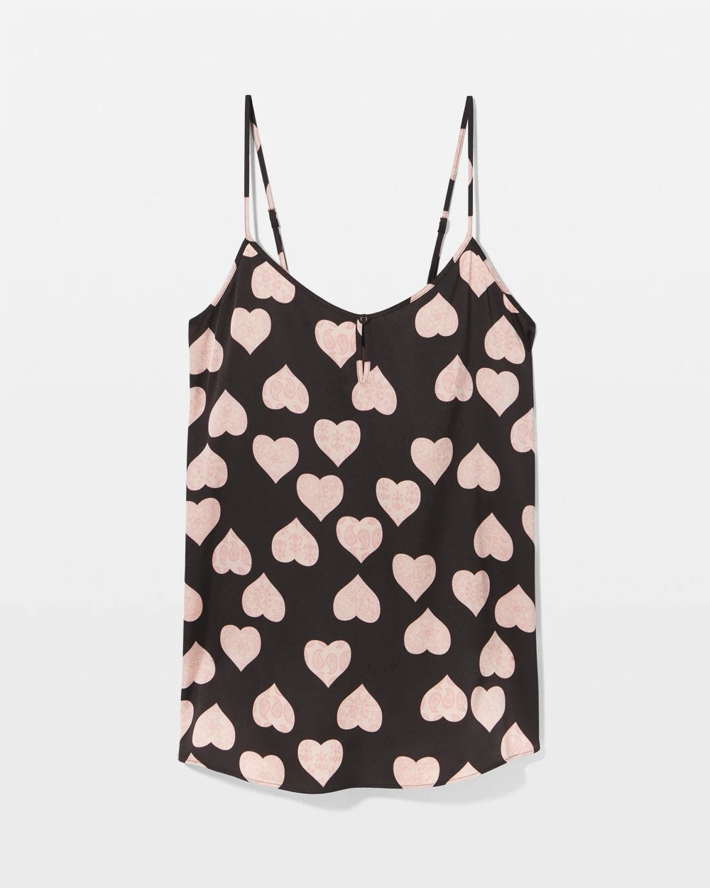MANDALA HEARTS BLACK - Camisole | Soma
