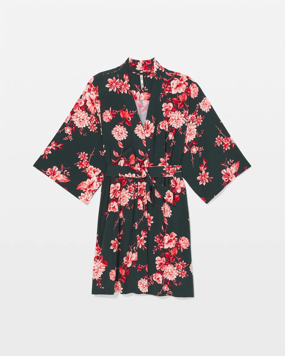 COTTAGE FLORAL GREEN - Short Robe | Soma