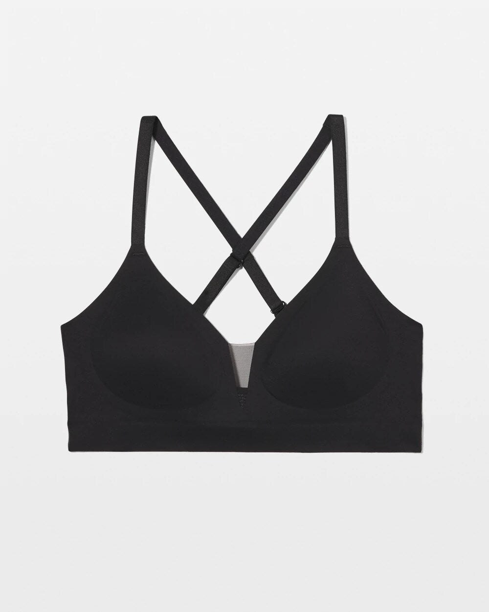 BLACK - Mesh Adjustable Bralette | Soma