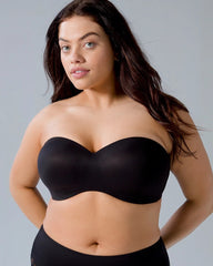 BLACK - Wireless Strapless Bra | Soma