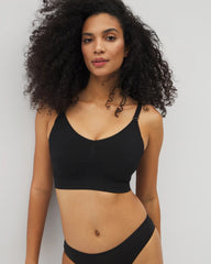 BLACK - Seamless Bralette | Soma