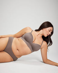 DARK TAUPE - Rib Wireless Bra | Soma