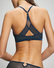 DARK HARBOUR - Soma’s Sexiest Velvet Applique High Neck Bra | Soma