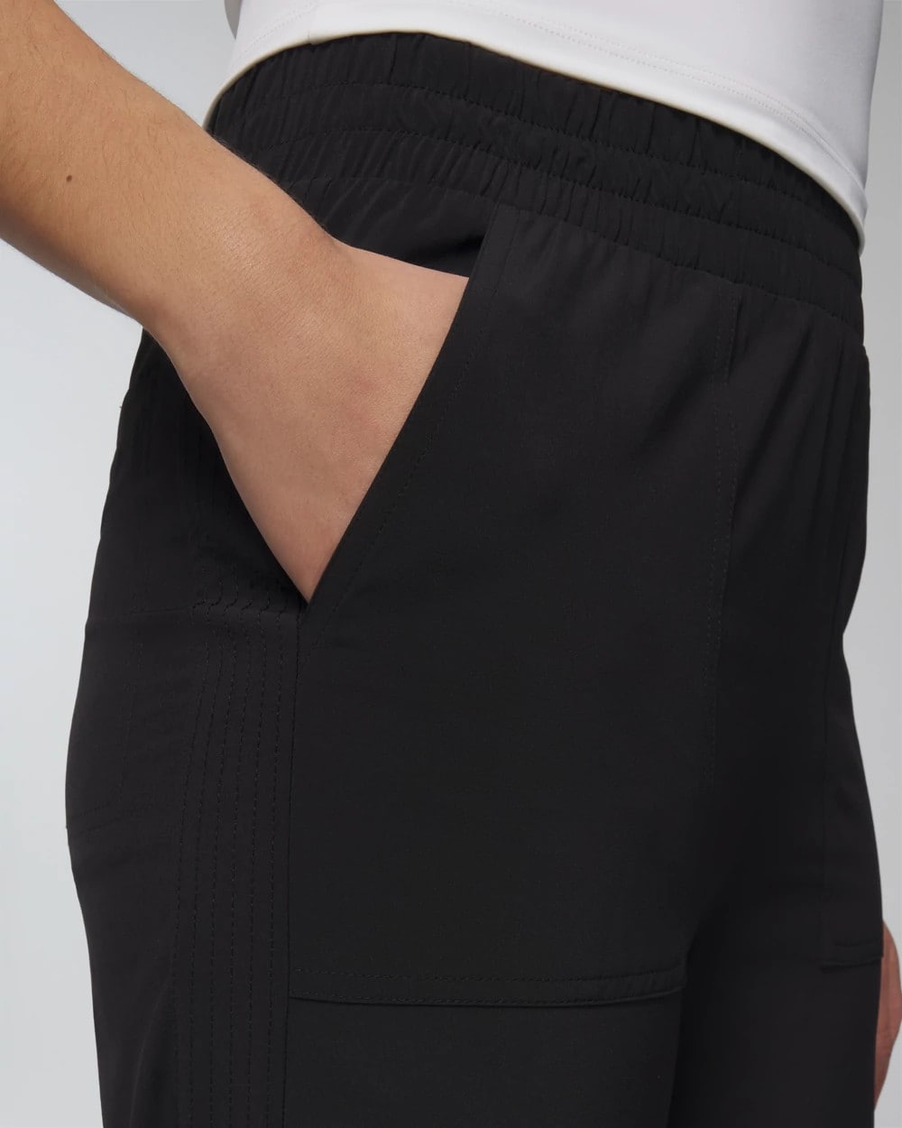 BLACK - Relaxed Wide-Leg Pants | Soma