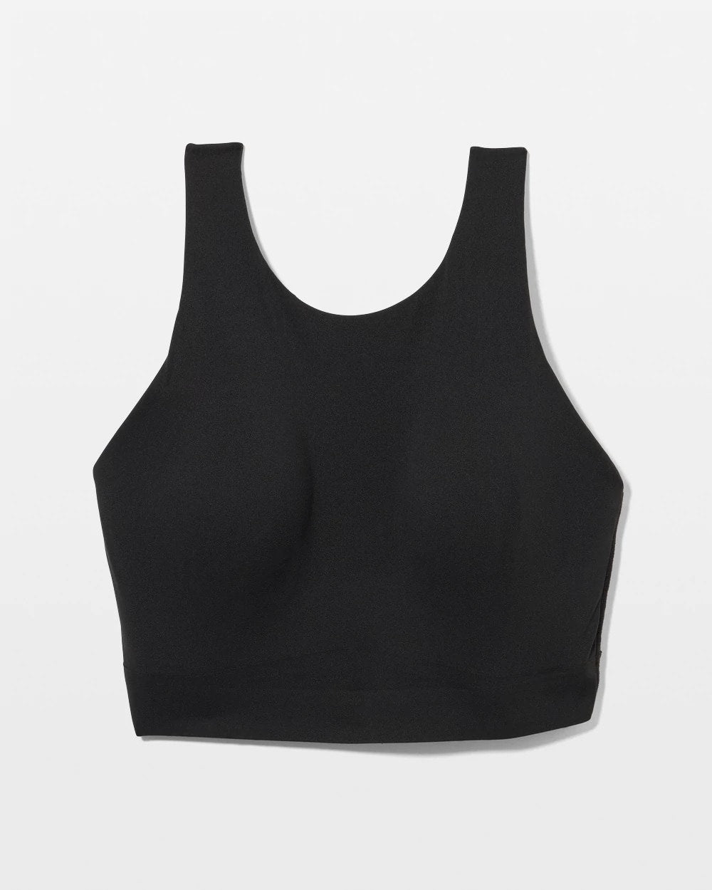BLACK - High-Neck Yoga Bra | Soma