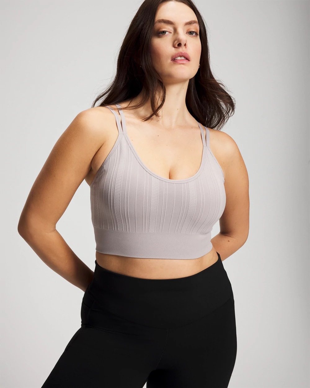 MINERAL GRAY - Seamless Bra With Strappy Back | Soma