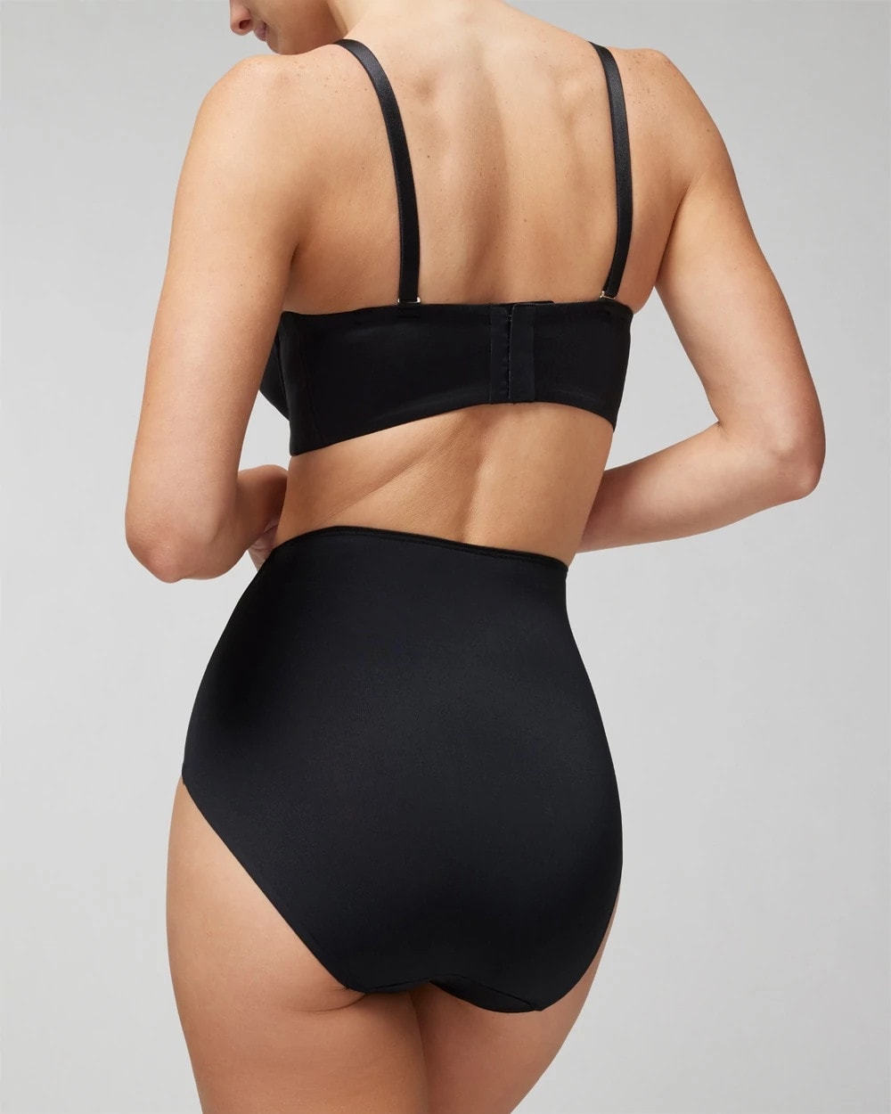 BLACK - High-Waist Brief Panty | Soma
