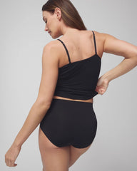 BLACK - Seamless Ultralight Smoothing Brief | Soma