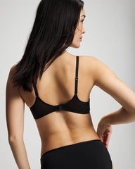 BLACK - Tattoo Embroidered Perfect Coverage Bra | Soma
