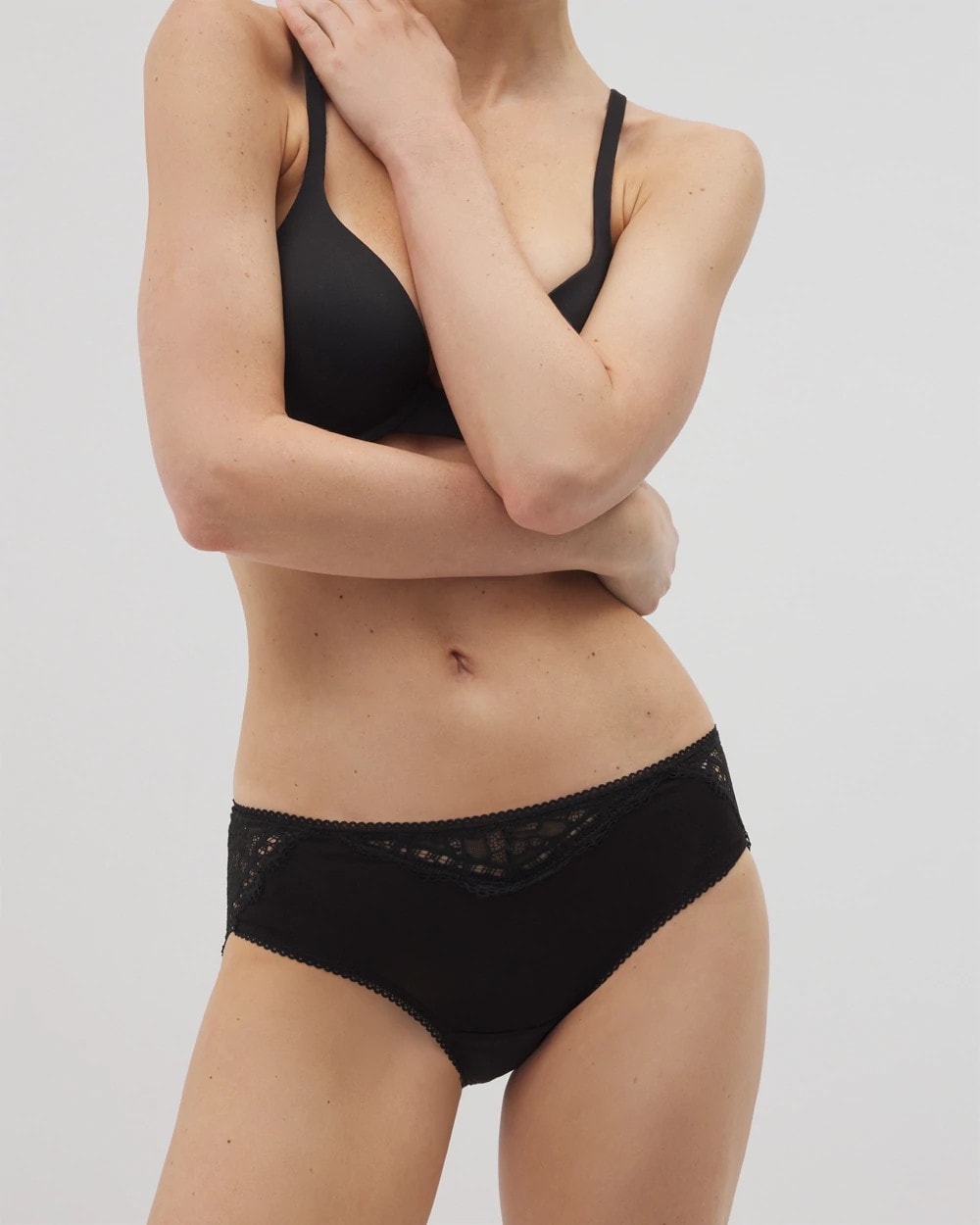 BLACK - Lace Hipster | Soma