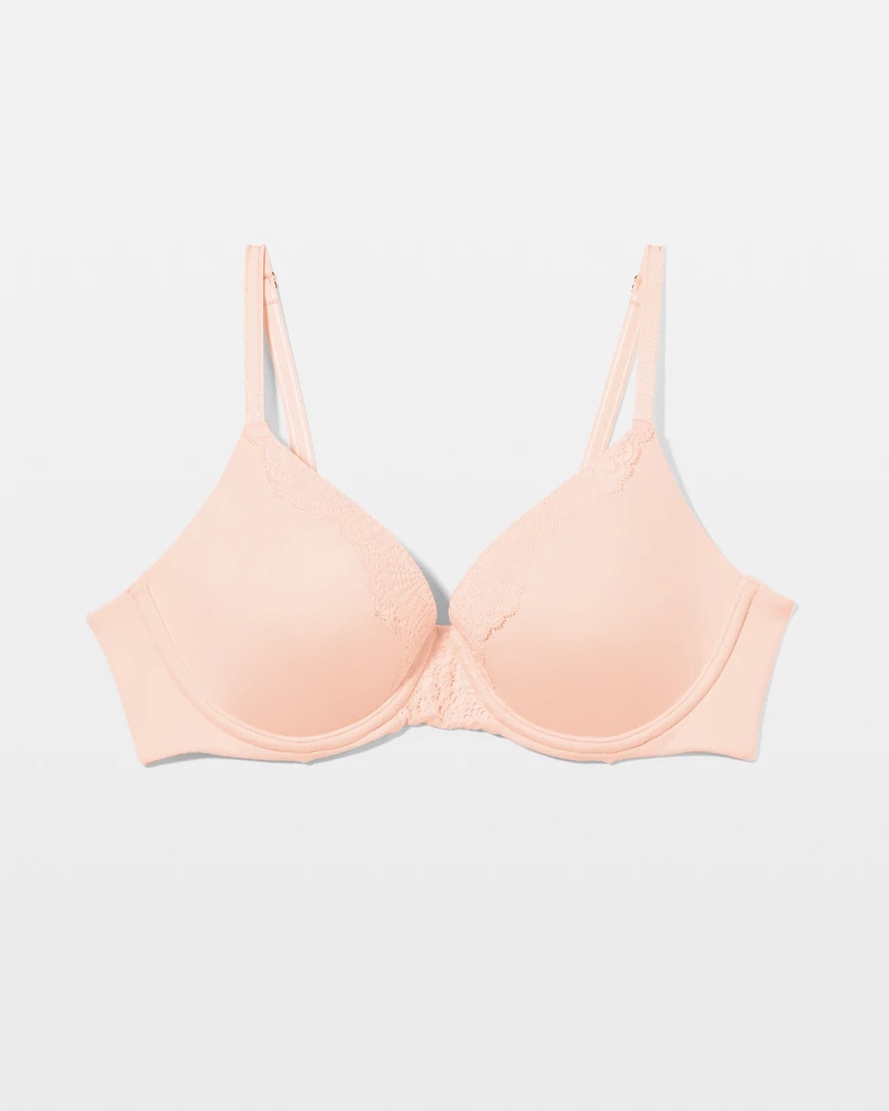 PEACH PARFAIT - Embraceable Perfect Coverage Bra with Crochet Lace | Soma