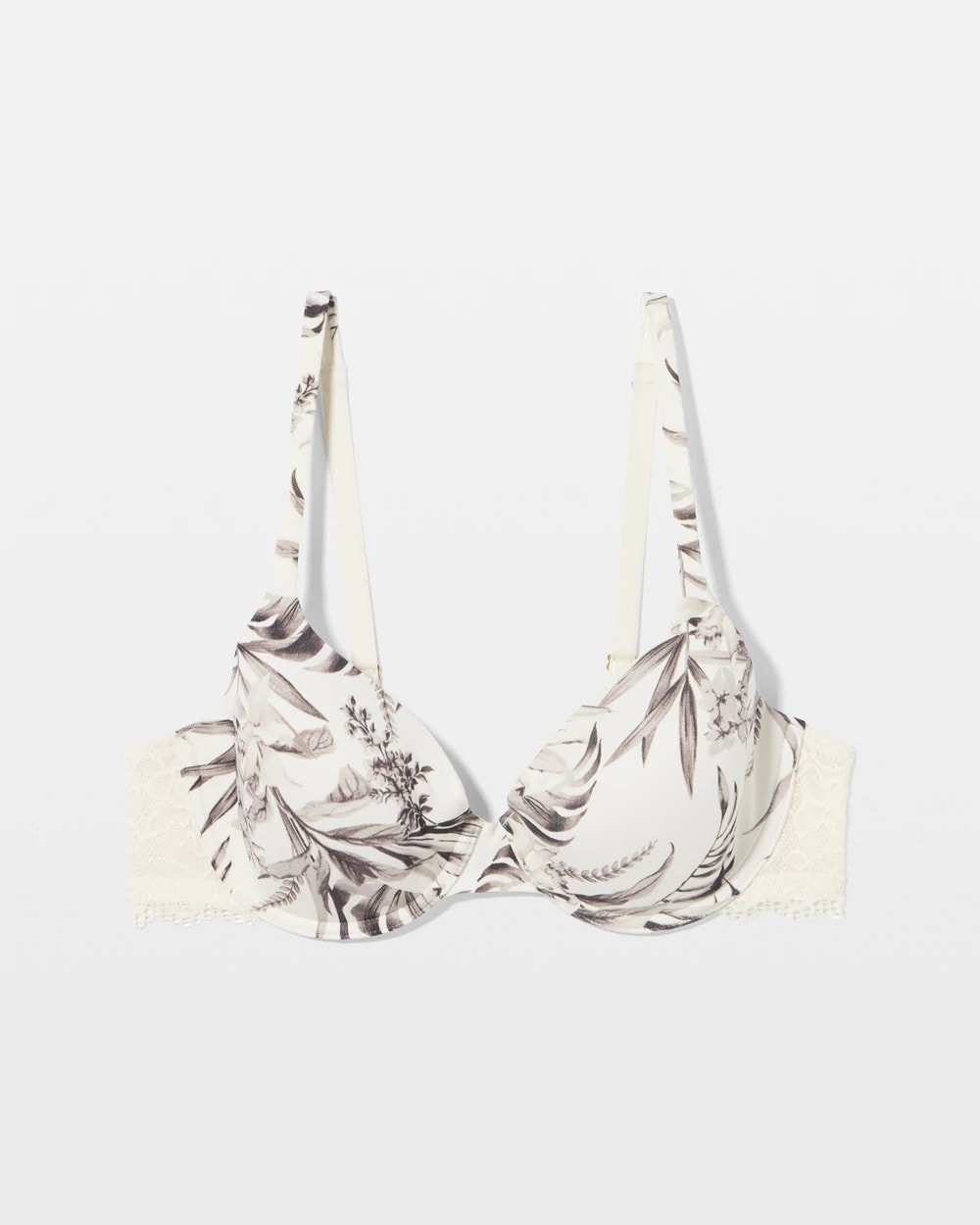 PALM PERFECT M CHAMPAGNE - Embraceable Demi Bra with Lace Trim | Soma