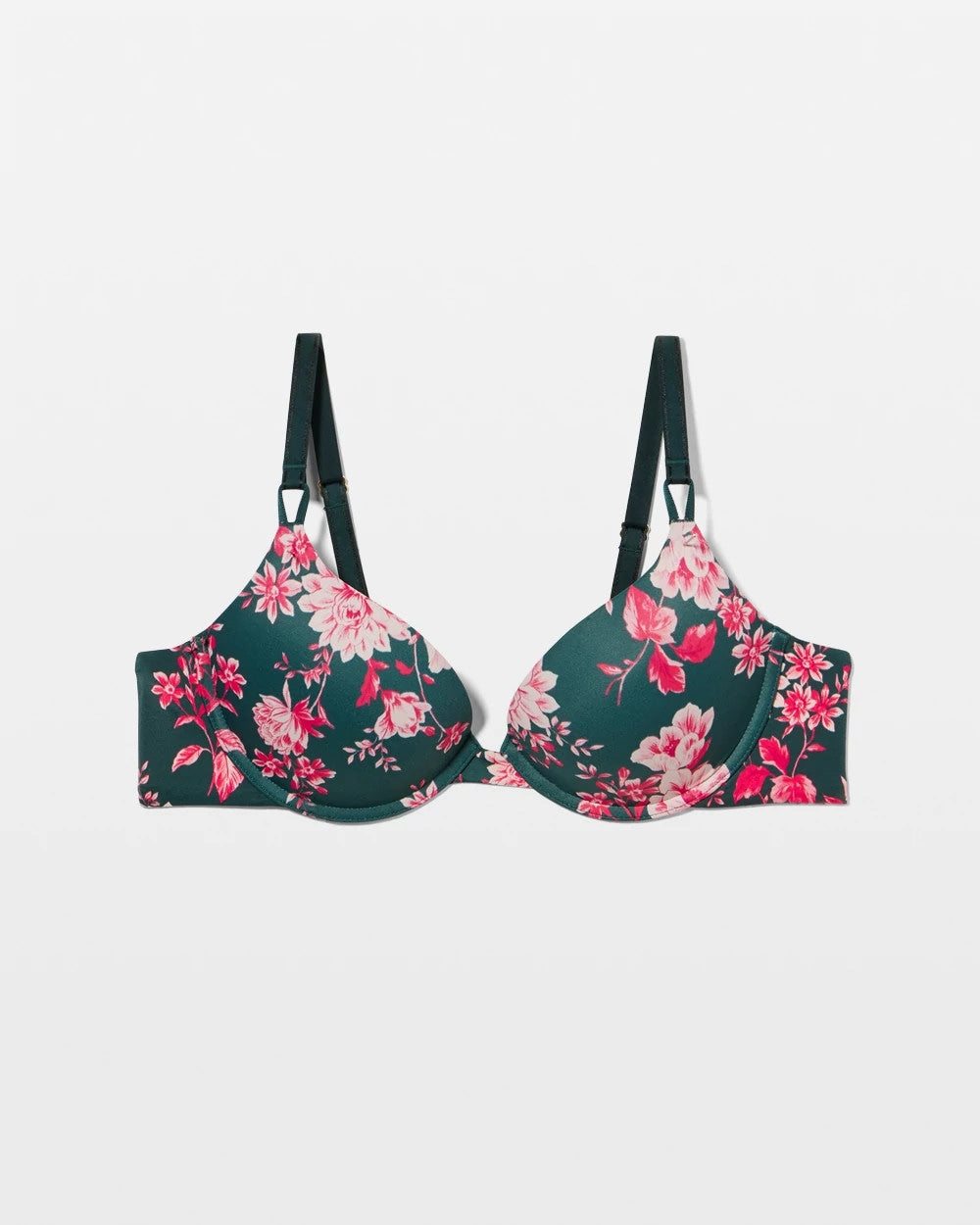 COTTAGE FLORAL MINI GREEN - Push-Up Plunge Bra | Soma