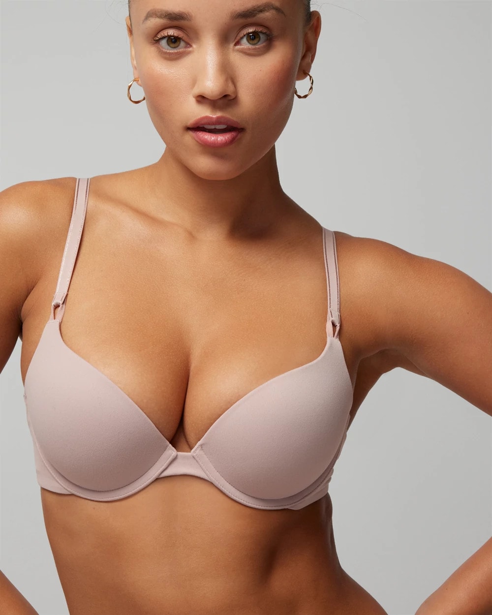 ADOBE ROSE - Push-Up Plunge Bra | Soma