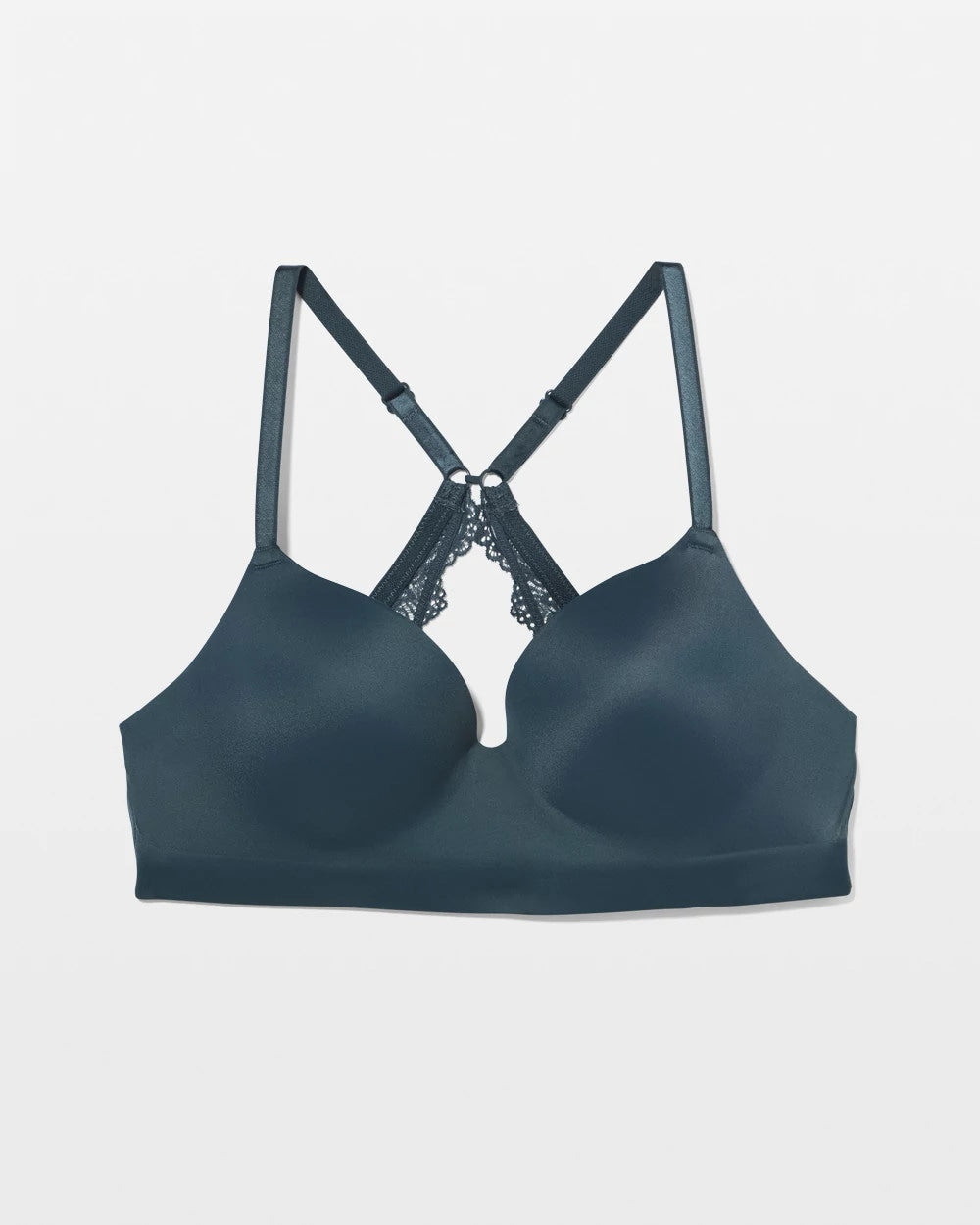 PETROL - Luxe Wireless Bra with Lace Back | Soma