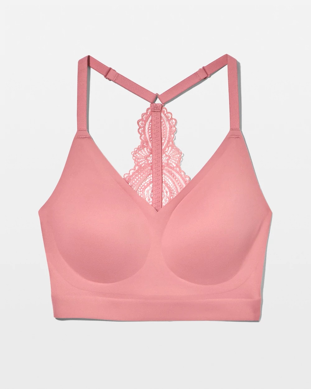 ANTIQUE PINK - Racerback Bralette with Lace Back | Soma