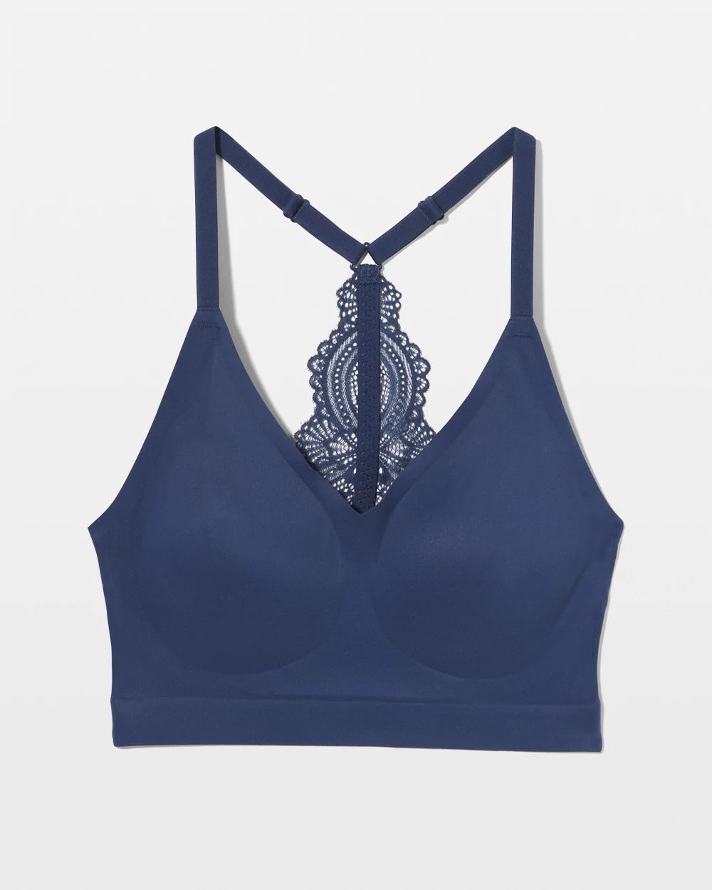 INK BLUE - Racerback Bralette with Lace Back | Soma