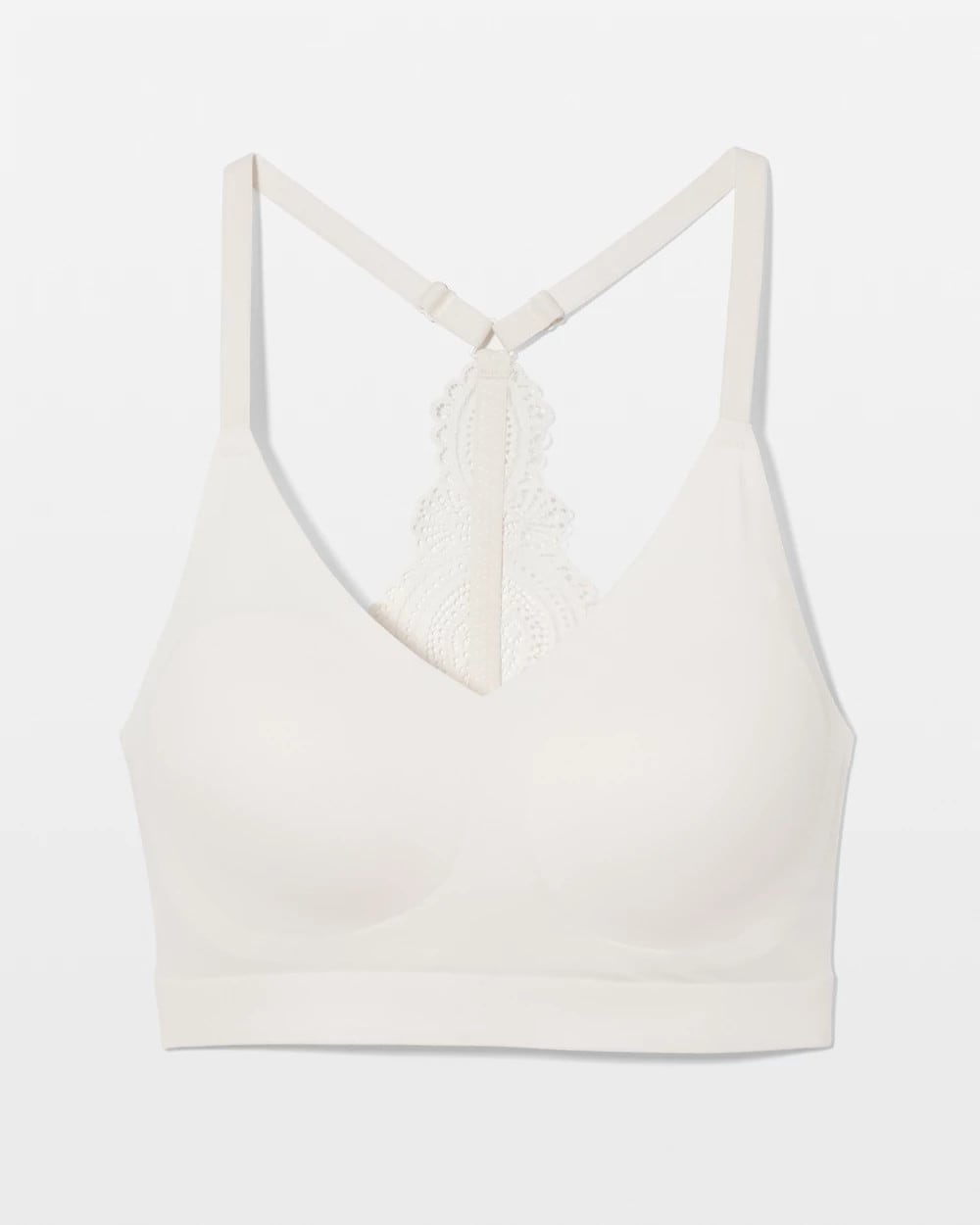 IVORY - Racerback Bralette with Lace Back | Soma