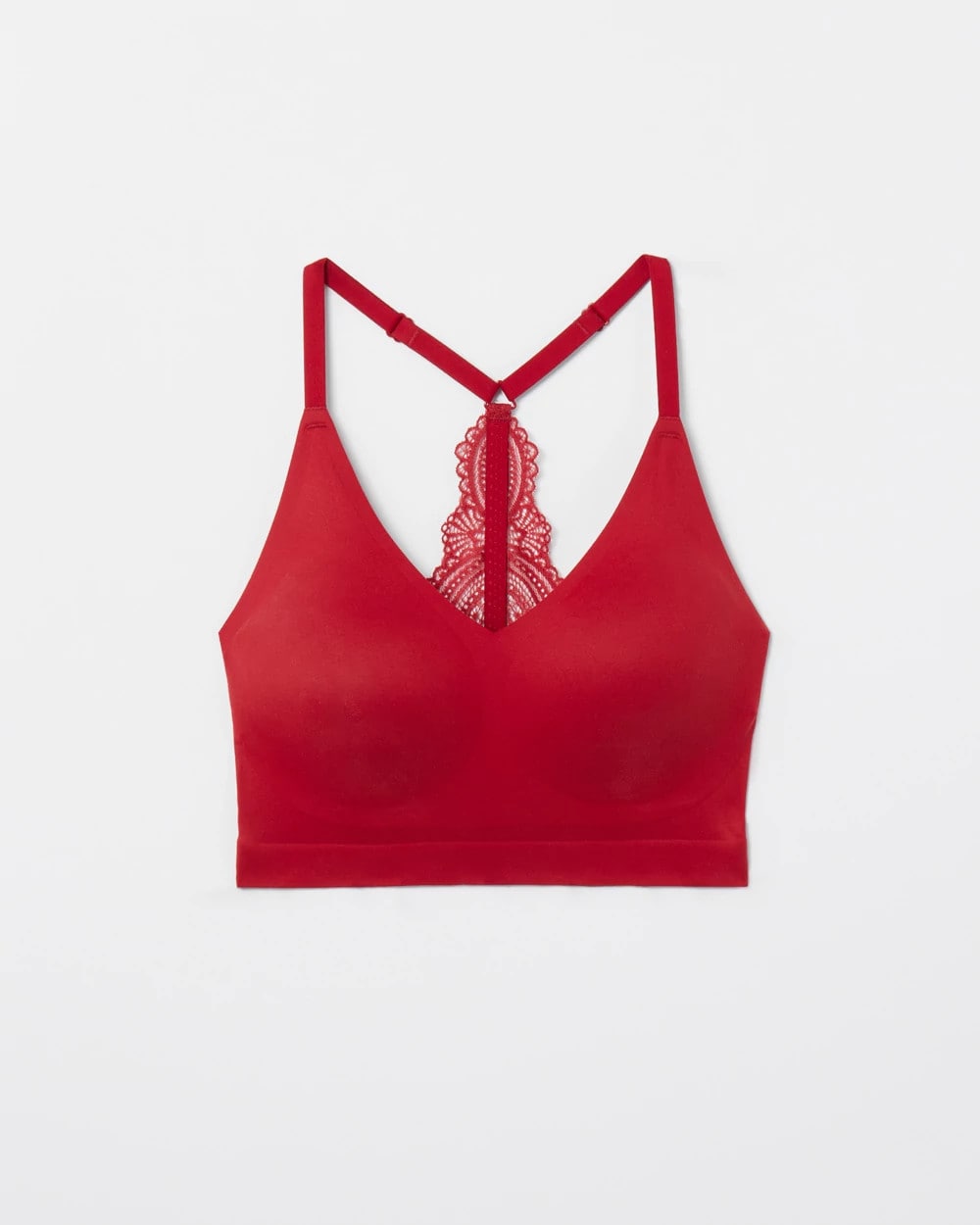 PAINT THE TOWN RED - Racerback Bralette with Lace Back | Soma