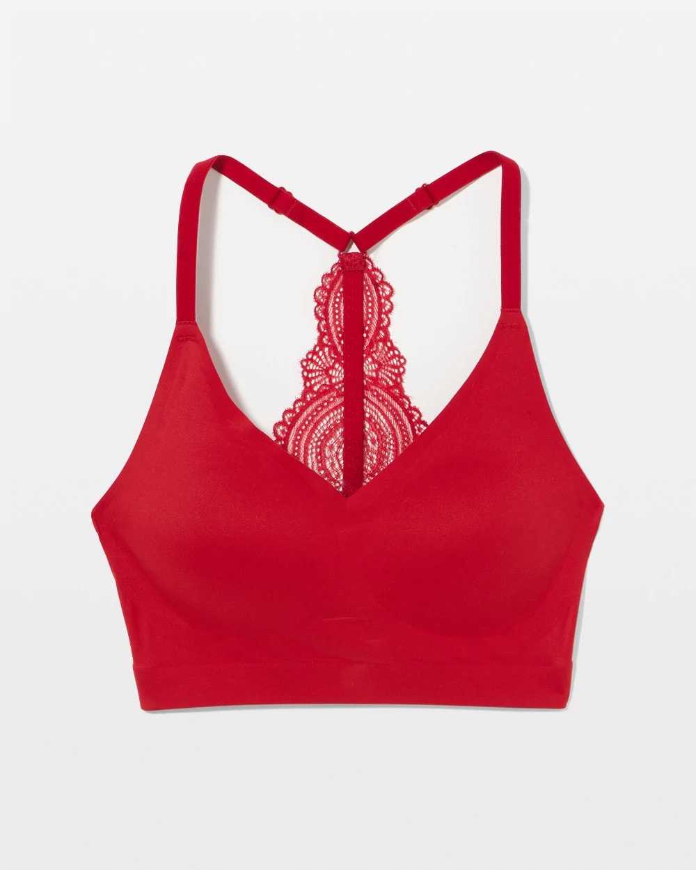 PAINT THE TOWN RED - Racerback Bralette with Lace Back | Soma