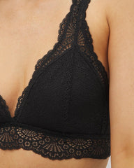 BLACK - Crochet Lace Bralette | Soma