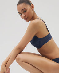 NIGHTFALL NAVY - Perfect Coverage Bra with Lace | Soma
