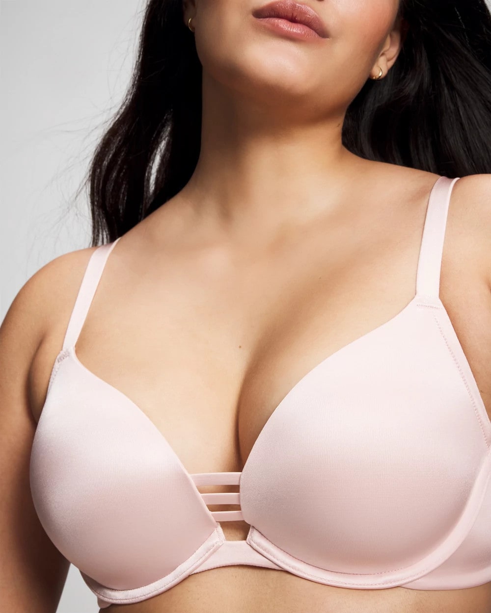 PRETTY PINK - Push-up Plunge Bra | Soma