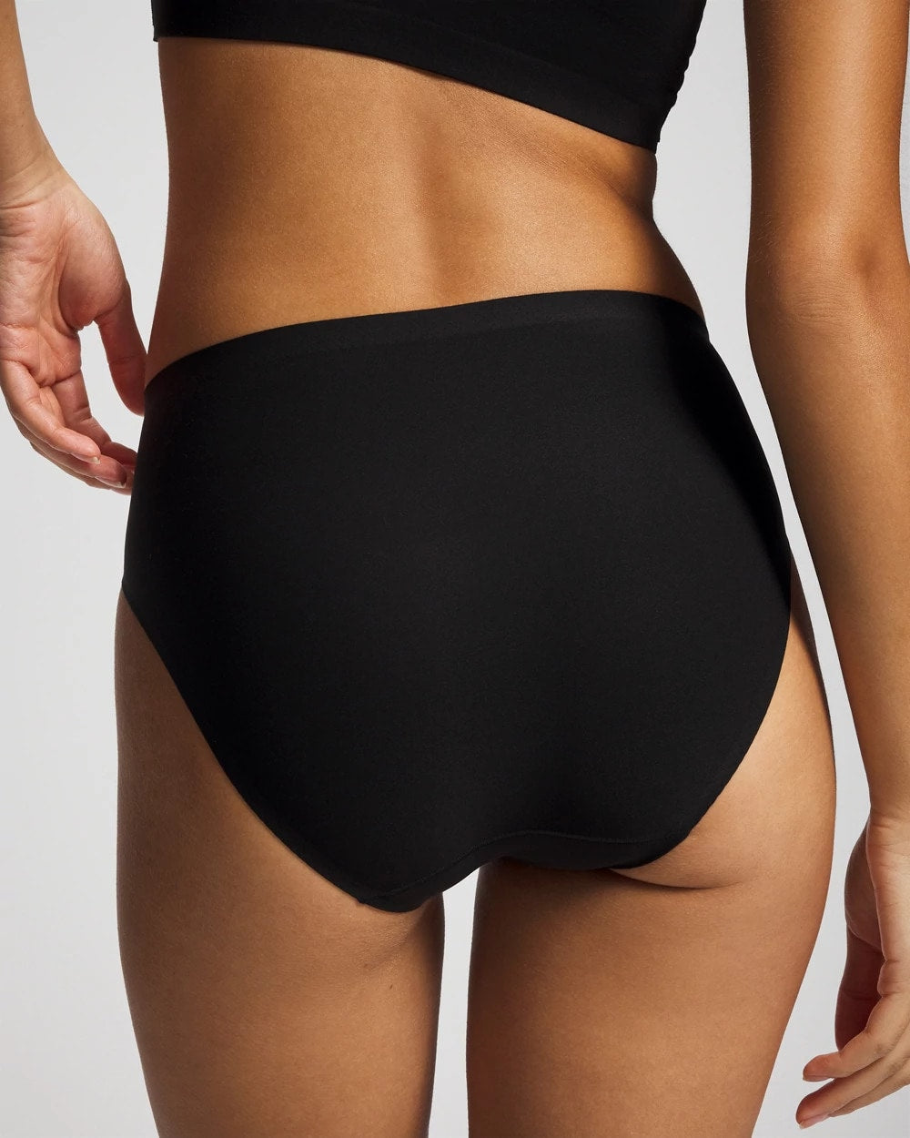 BLACK - Soft Stretch High Leg Panty | Soma