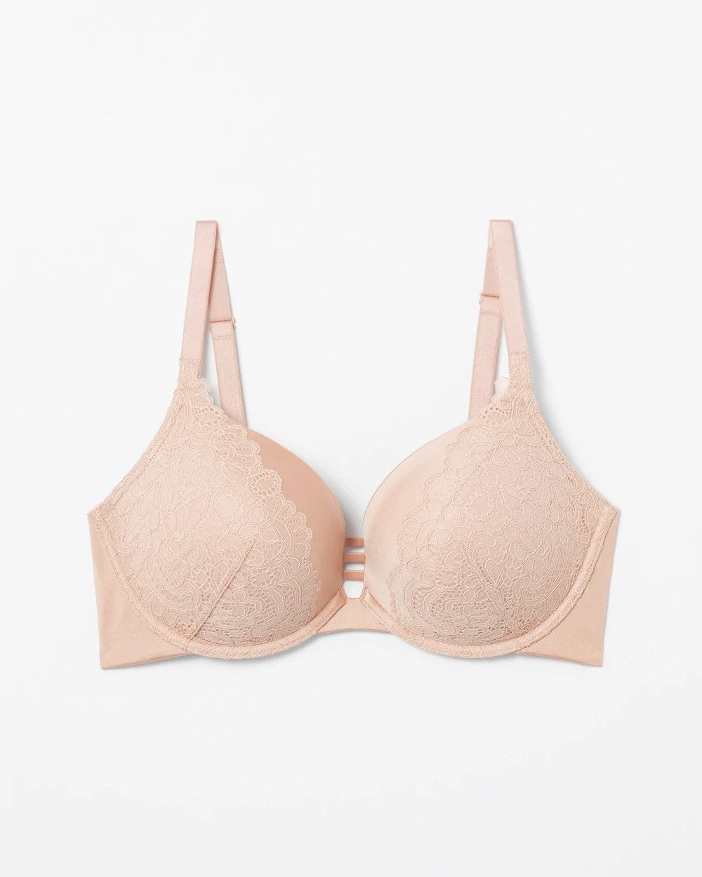 HUSH - Push-up Plunge Bra with Lace | Soma